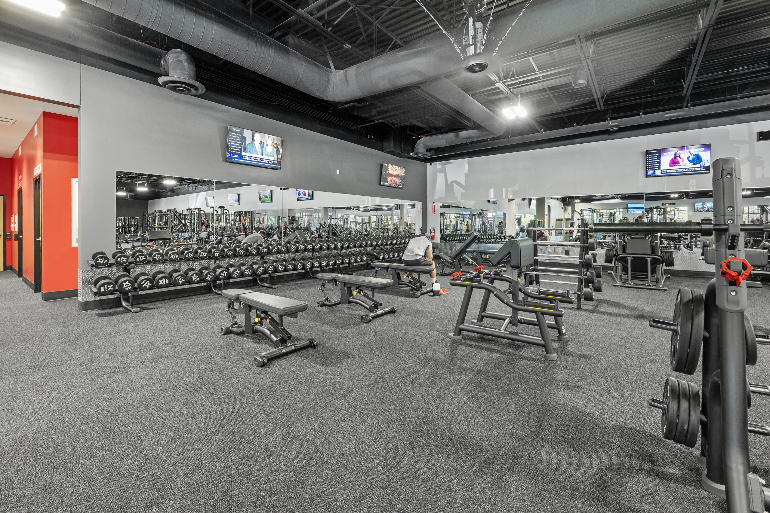 Free weights at Idaho Fitness Factory Eagle