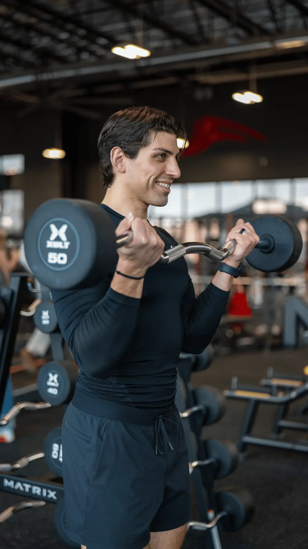Member working out at Idaho Fitness Factory